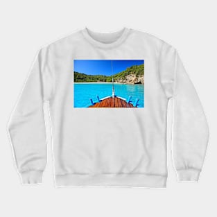 Closer to paradise - Antipaxos island Crewneck Sweatshirt